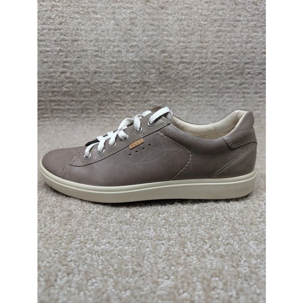 Ecco Casual Sneakers Womens Size 10.5 Mocha Casual Low Top Shoes Lace Up - Picture 3 of 15